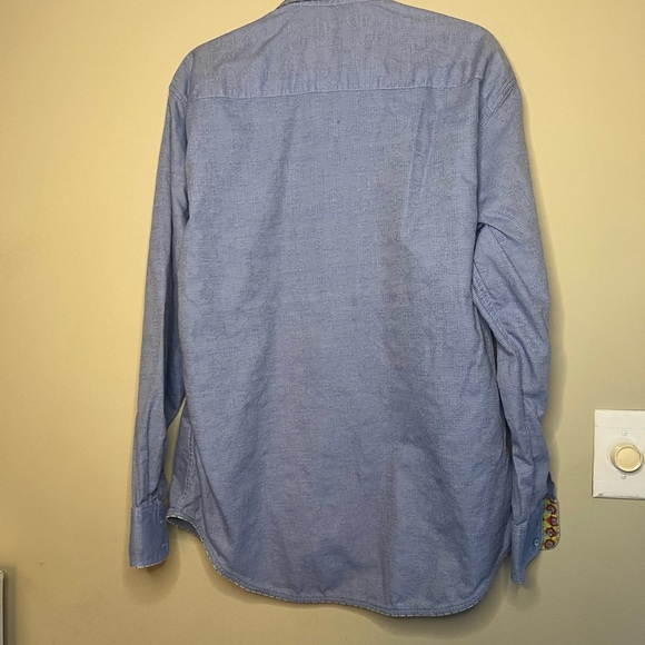 Robert Graham Flip Cuff Embroidered Button Down - Picture 13 of 16